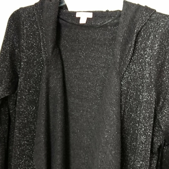 New Juicy Couture Long Light Sparkling Sweater Jacket with Hood (NWT) - Picture 2 of 4